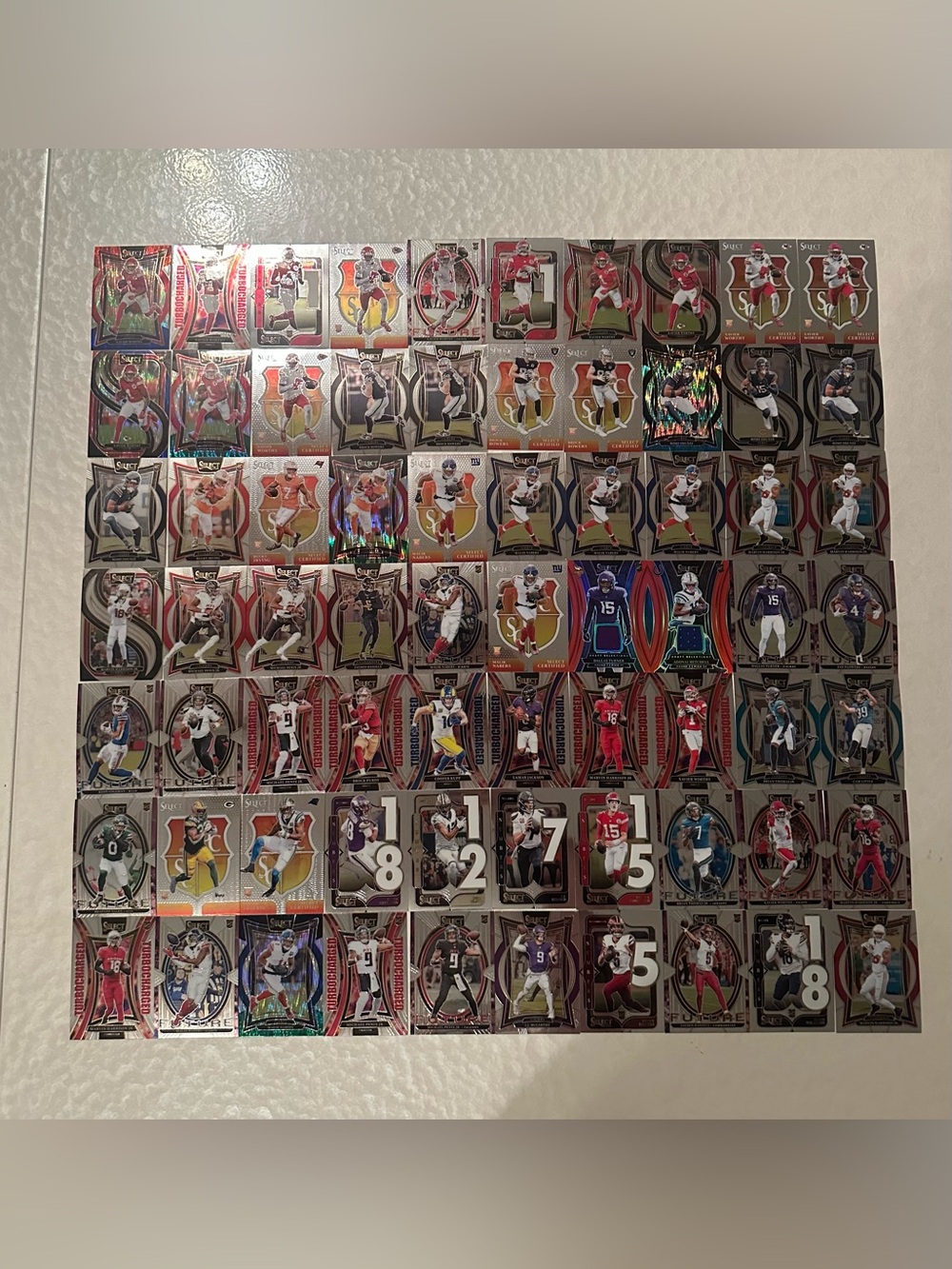 NFL Panini Select 2024 Lot of 70 Rookies Inserts Patches Shocks RC